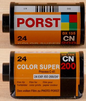 Porst - 35mm - Color Super CN - iso200-C41-DX-24exp