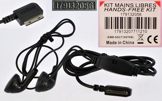 Sagem 179132056 Auricular stereo Plus Mic