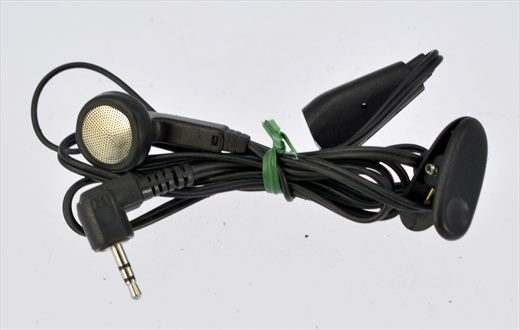 sem marca Auricular mono Plus mic negro