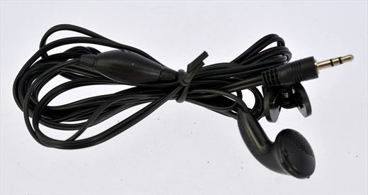 sem marca Auricular mono Plus mic negro 2