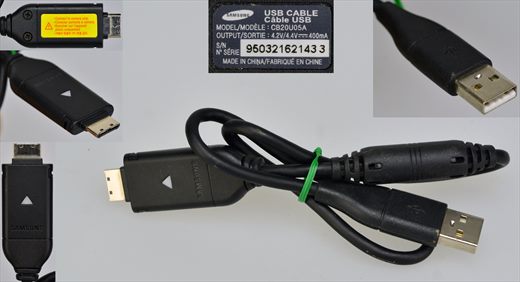 Samsung CB20U05A USB cable