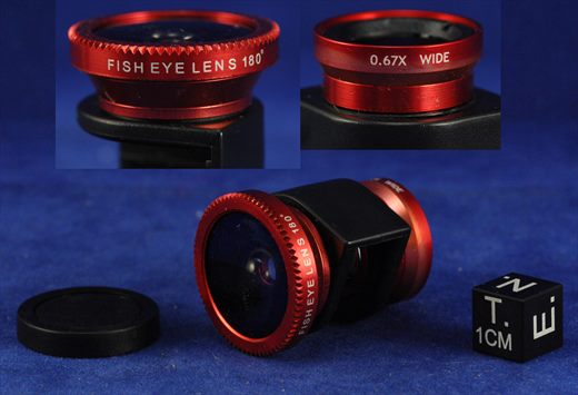 Fish eye Lens 180 - 0.67X wide - For iPhone