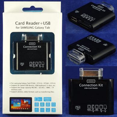 Card ReaderPlusUSB for Samsung Galaxy Tab
