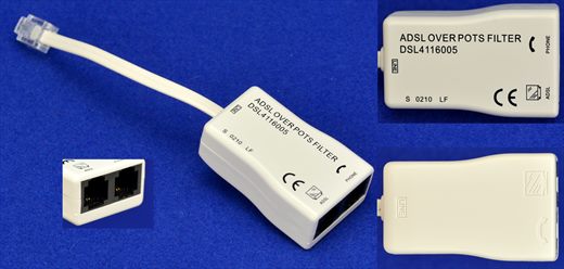 ADSL over pots filter DSL4116005