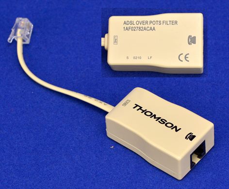 Thomson ADSL over pots filter 1AF02782ACAA