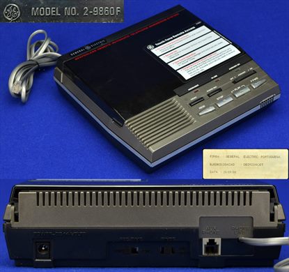 General Electric 2-9860F Beeperless Remote-Automatic Telephone Answering System