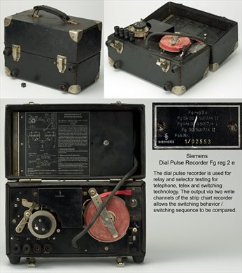 Siemens Fg reg 2 e Dial Pulse Recorder