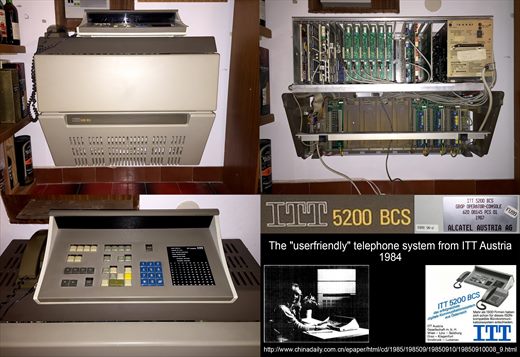 ITT 5200 BCS Telephone System 1984