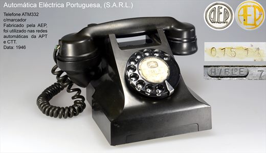 AEP preto modelo ATM332 (ano 1946)