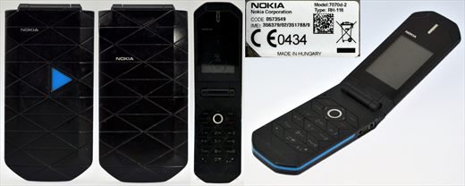 Nokia 7070 Prism Model 7070d-2 type RH-116