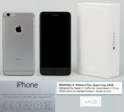 Apple iPhone 6 Plus Space Gray 64Gb MGAH2QL-A