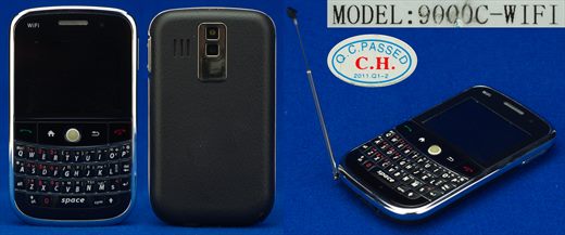 9000C-WiFi TV Dual SIM Phone