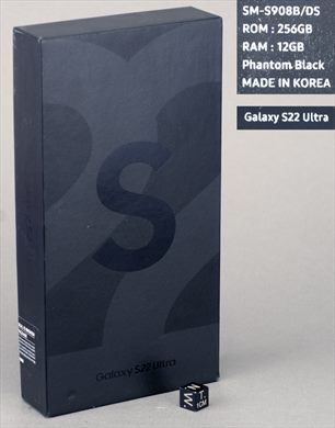 Samsung Galaxy S22 Ultra SM-S908B-DS 256GB Phantom Black