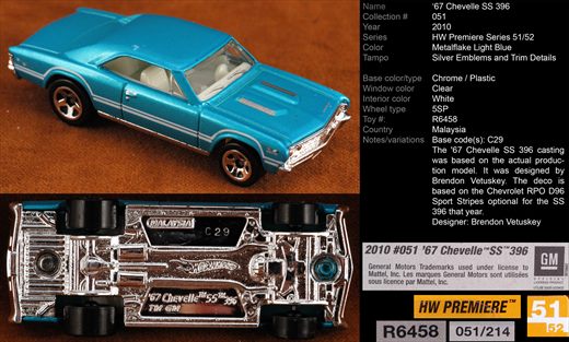 Chevelle SS 396 1967 - 2010-051-R6458 - Malasia