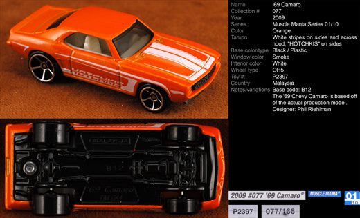Camaro 1969 - 2009-077-P2397 - Malasia