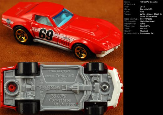 COPO Corvette 1969 - 2012-NA-W4245 - Tailandia