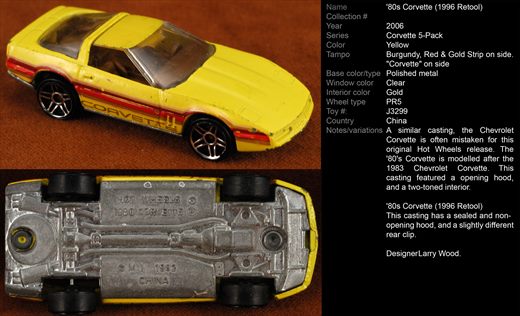Corvette 1980s (1996 Retool) - 2006-NA-J3299 - China