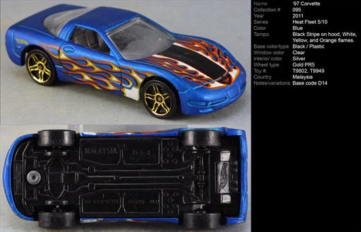 Corvette 1997 - 2011-095-T9802-T9949 - Malasia