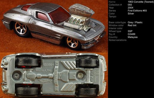 Corvette 1963 (Tooned) - 2004-093-G3489 - Malasia