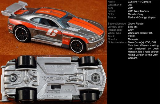 Custom 11 Camaro - 2011-005-T9933 - Malasia