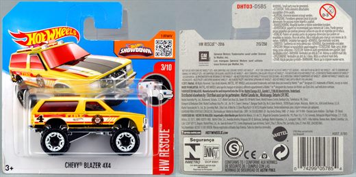 Chevy Blazer 4X4 - 2016-213-DHT03 - Malasia