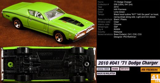 Dodge Charger 1971 - 2010-041-R0956 - Malasia
