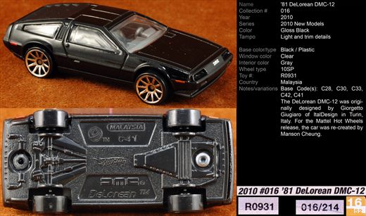 DeLorean DMC-12 1981 - 2010-016-R0931 - Malasia
