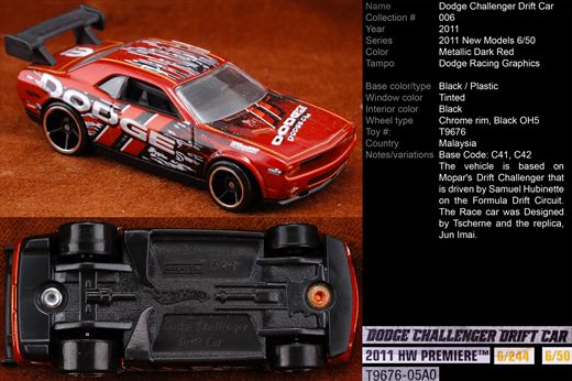 Dodge Challenger Drift Car - 2011-006-T9676 - Malasia