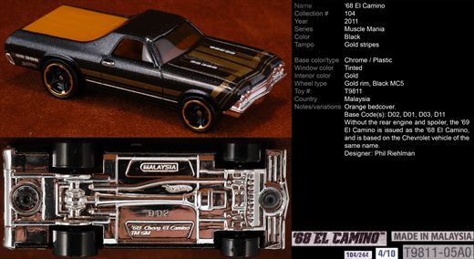 El Camino 1968 - 2011-104-T9811 - Malasia