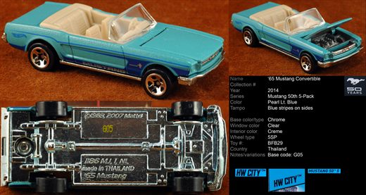 Ford Mustang Convertible 1965 - 2014-NA-BFB29 - Tailandia