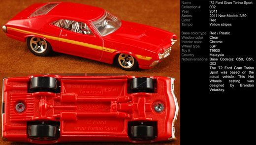 Ford Gran Torino Sport 1972 - 2011-002-T9930 - Malasia