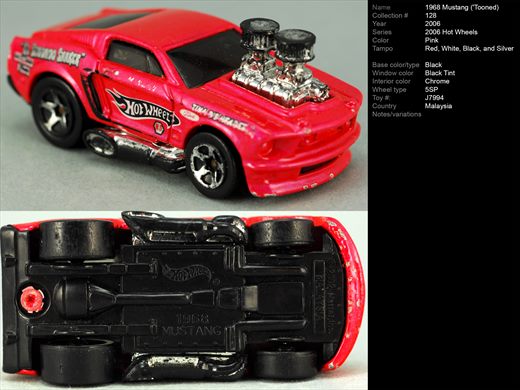 Ford Mustang 1968 (Tonned) - 2006-128-J7994 - Malasia