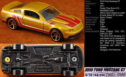 Ford Mustang GT 2010 - 2011-144-T9851 - Malasia
