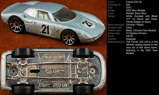 Ferrari 250 LM - 2007-023-K6155 - Malasia