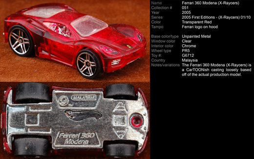 Ferrari 360 Modena (X-Raycers) - 2005-051-G6712 - Malasia