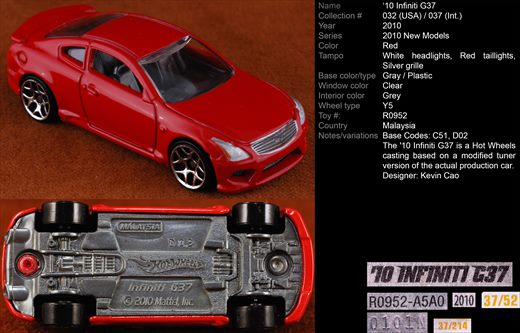 Infiniti G37 2010 - 2010-037-R0952 - Malasia