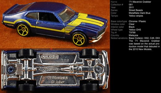 Maverick Grabber 1971 - 2011-081-T9788 - Malasia