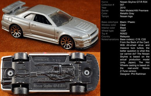 Nissan Skyline GT-R R34 - 2010-007-R0922 - Malasia