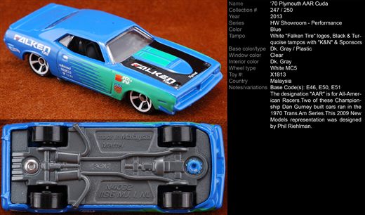 Plymouth AAR Cuda 1970 - 2013-247-X1813 - Malasia