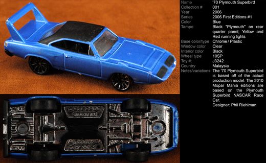 Plymouth Superbird 1970 - 2006-001-J3242 - Malasia