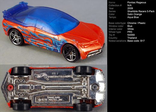 Pontiac Rageous - 2009-NA-N4068 - Tailandia