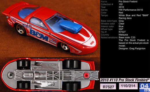Pro Stock Firebird - 2010-102-R7527 - Malasia