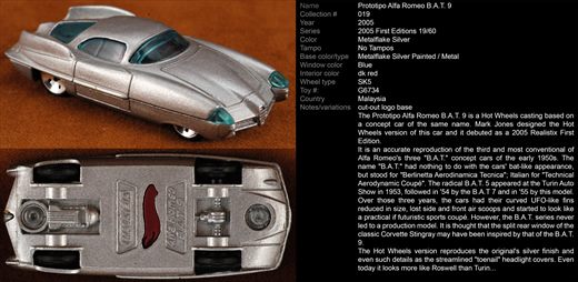 Prototipo Alfa Romeo B.A.T. 9 - 2005-019-G6734 - Malasia