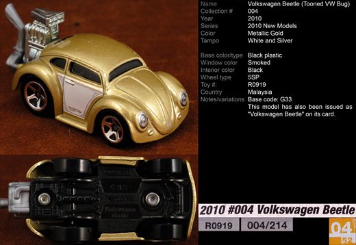 Volkswagen Beetle (Tooned VW Bug) - 2010-004-R0919 - Malasia
