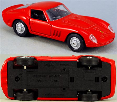 Ferrari 250 GTO 1-38 vermelho SHELL - China