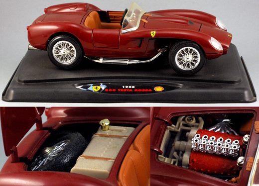 Ferrari 250 Testa Rossa 1958 vermelho SHELL