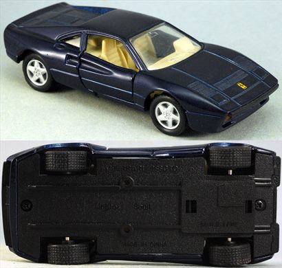 Ferrari 288GTO 1-36 azul SHELL - China