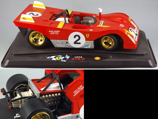 Ferrari 312 P 1972 vermelho SHELL
