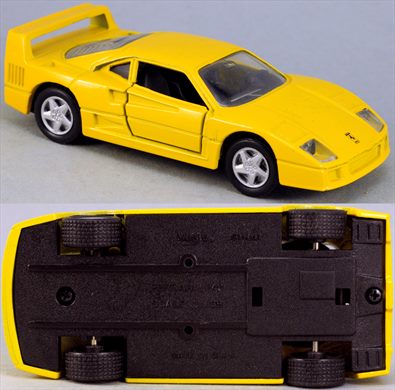 Ferrari F40 1-39 amarelo SHELL - China