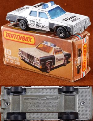 Plymouth Gran Fury (Police Car) - n10 - Inglaterra